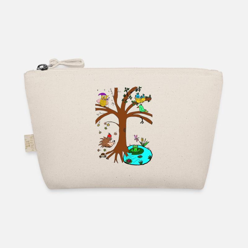 Jahreszeitenbaum - Bio-Täschchen - Natur