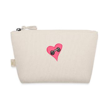 Coeur - drôle - haltère - Trousse biologique - nature - Devant
