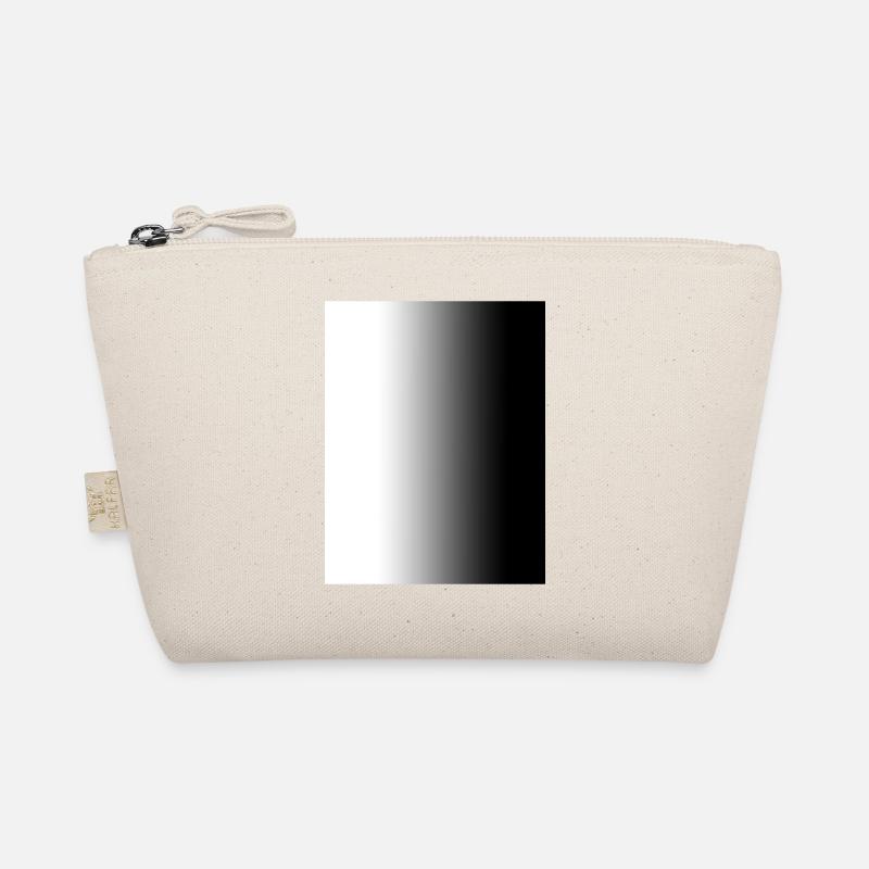 black and white Bio-Täschchen