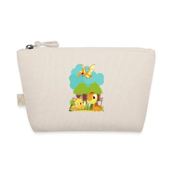 Dino children - Organic Pouch - nature - Front
