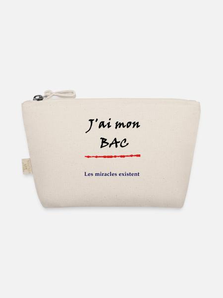 J'ai mon bac, les miracles existent - Trousse biologique - nature - Devant