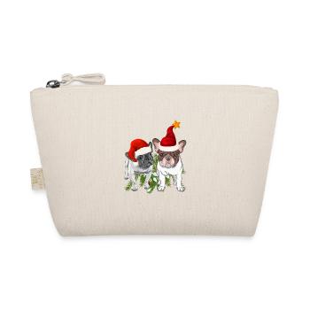 Bouledogue française Noël - Trousse biologique - nature - Devant