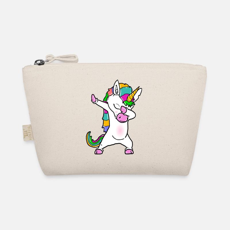 Dapping Einhorn- Dap Unicorn - Bio-Täschchen - Natur