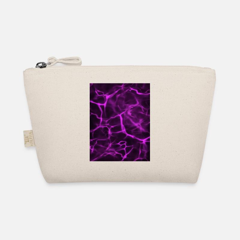 Purple Marble Abstract Organic Pouch