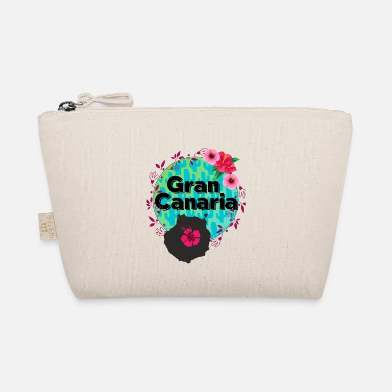 Gran Canaria Flower - Bio-Täschchen - Natur