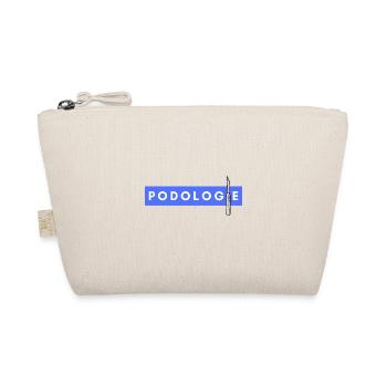 Podiatry minimal blue | Logo Motif Podiatry - Organic Pouch - nature - Front