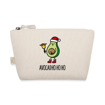 Avocado ho ho ho Avocado keto diät Weihnachtsmann - Bio-Täschchen - Natur - Vorne