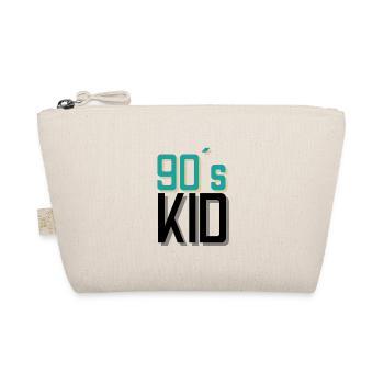 90`s kid / retro / vintage / 90s kids - Organic Pouch - nature - Front