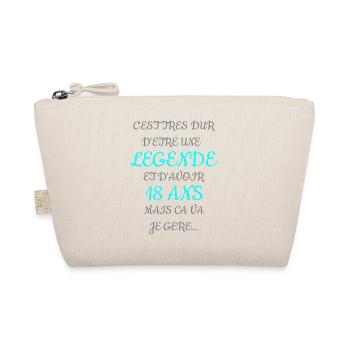 Anniversaire 18 ans Homme Humour - Trousse biologique - nature - Devant