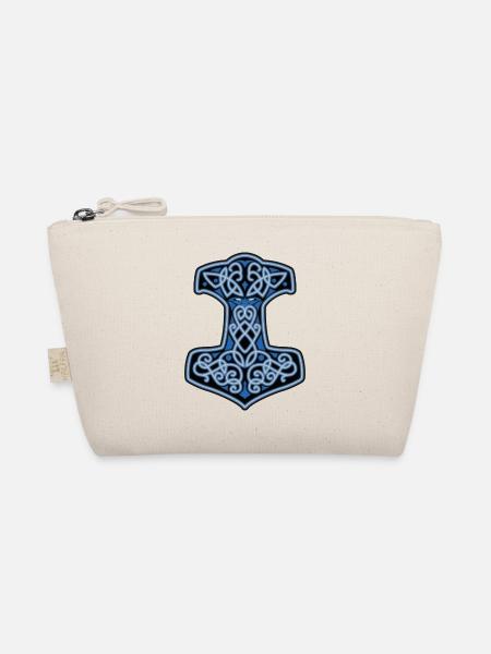Mjöllnir - Thor's hammer - Organic Pouch - nature - Front