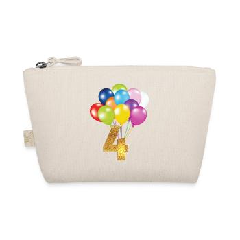 Joyeux anniversaire pour 4 enfants - Trousse biologique - nature - Devant