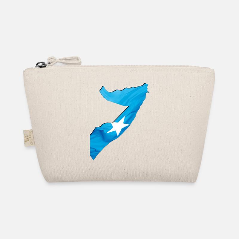 Somalia flag in the Somalia map Organic Pouch