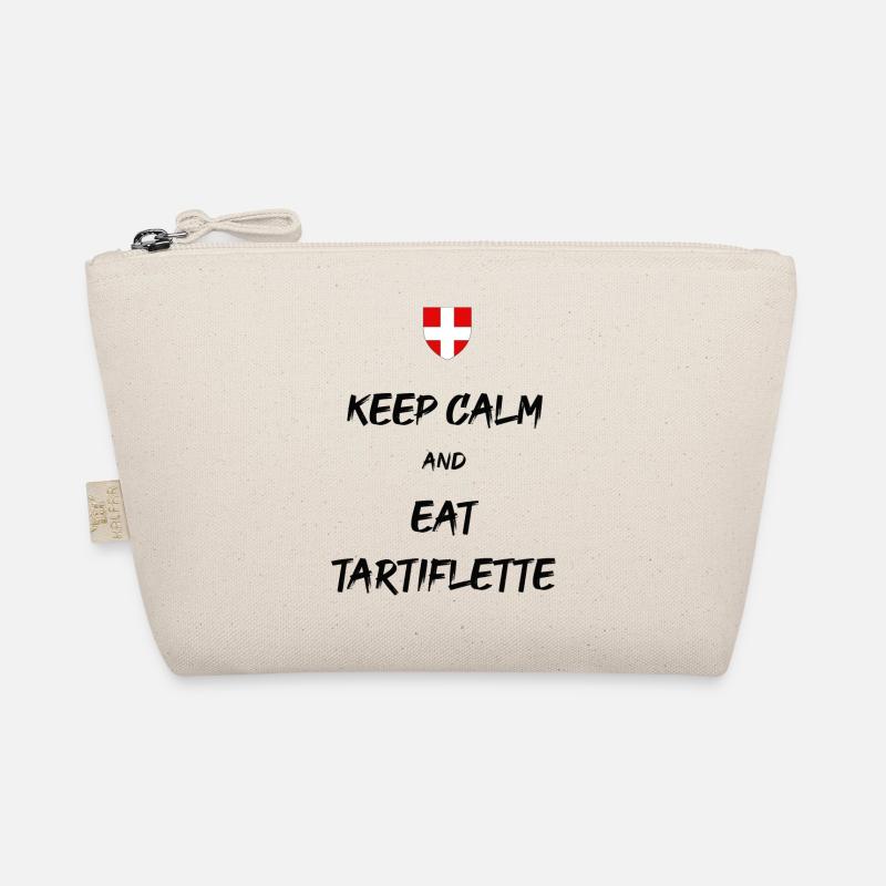 Keep calm and eat tartiflette noir Trousse biologique