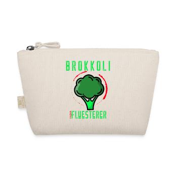 Broccoli Whisper Vegan Veganism Vegetarian - Organic Pouch - nature - Front