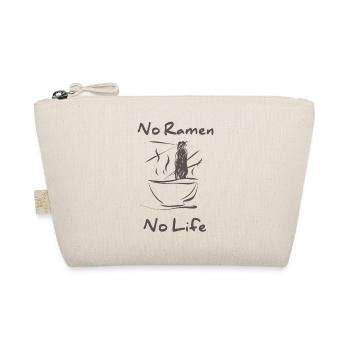 No Ramen No Life Funny Ramen noodle Bowl - Organic Pouch - nature - Front