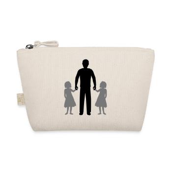 Twins 2 Daughters - Organic Pouch - nature - Front