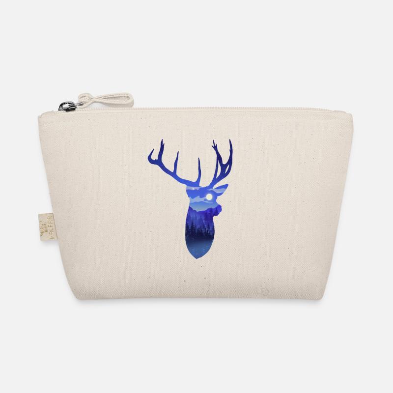 Hirsch Nachthimmel Bio-Täschchen