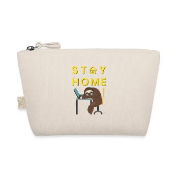Tired sloth in the home office - Organic Pouch - nature - Front