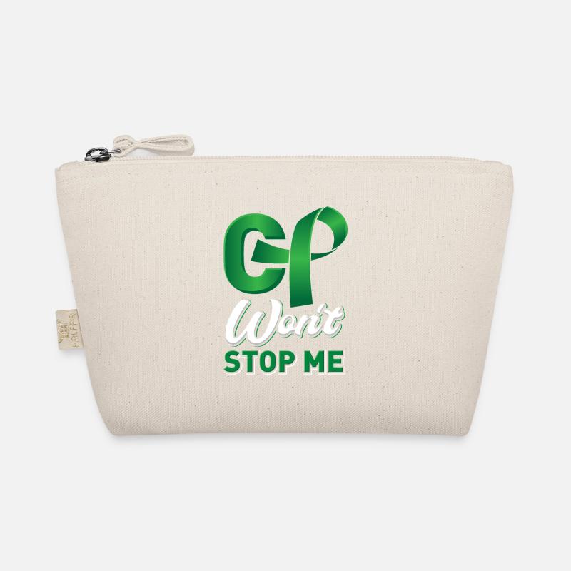 CP Won t Stop Me Cerebral Palsy Awareness - Organic Pouch - nature