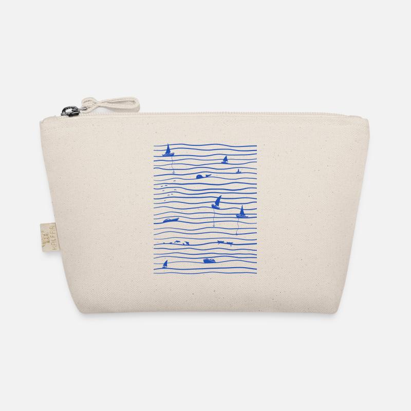 Meer und Boote Bio-Täschchen