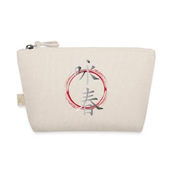 Wingtsun Wing chun Chinese Symbols - Organic Pouch - nature - Front