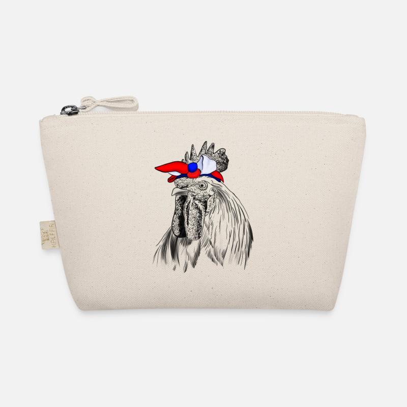 Coq avec bandage du drapeau français Trousse biologique