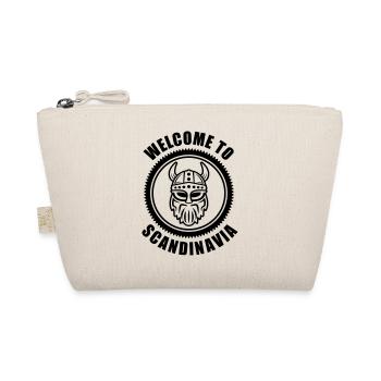 Wikinger Logo Welcome to Scandinavia - Bio-Täschchen - Natur - Vorne