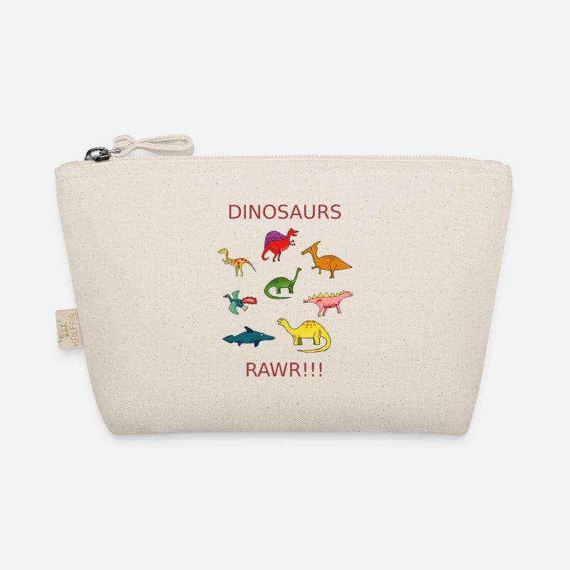 Dinosaur Pattern Rawr Dinosaur Dinosaurs Organic Pouch