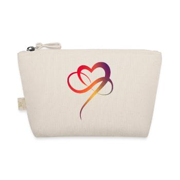 Cœur coloré Symbole Amour Caractère Infini - Trousse biologique - nature - Devant