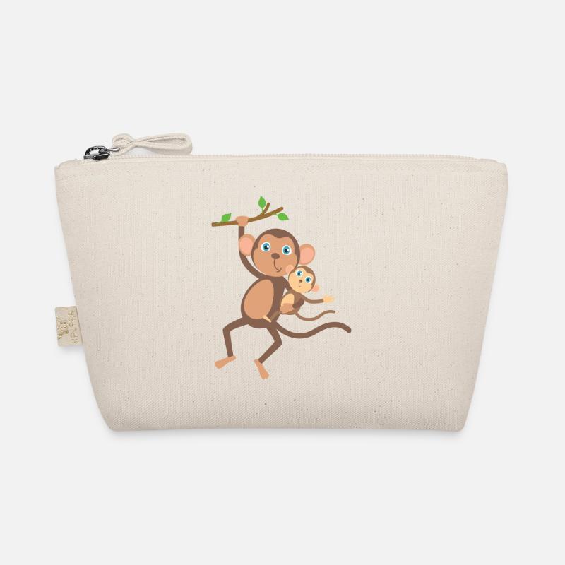 monkeys Organic Pouch