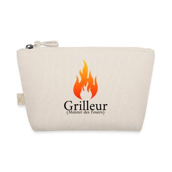 Grilleur farbig - Bio-Täschchen - Natur - Vorne