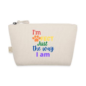 Je suis Pawfect juste la façon dont je suis Rainbow Chien parfait - Trousse biologique - nature - Devant