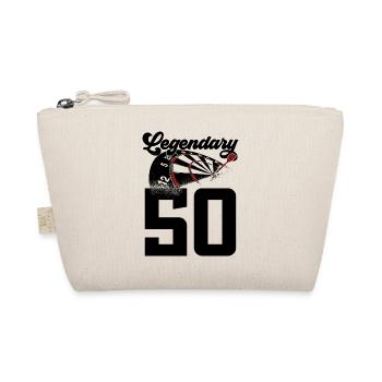 50TH BIRTHDAY DART LEGEND 1976 - Organic Pouch - nature - Front