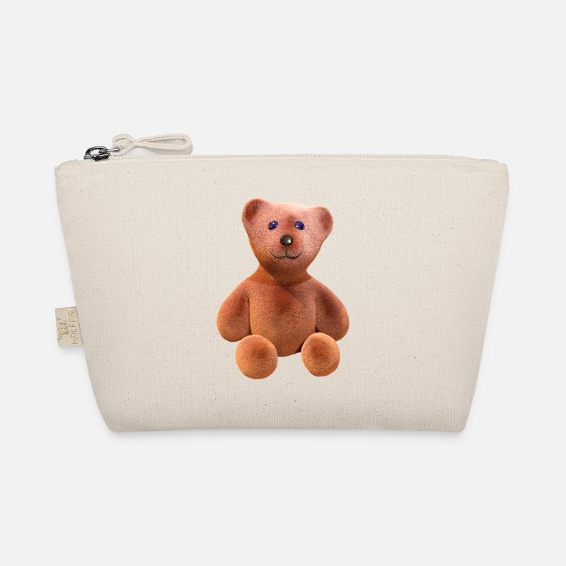 Cute Teddy Bear Organic Pouch