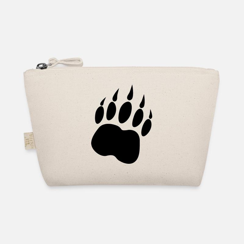 bear blk - Bio-Täschchen - Natur