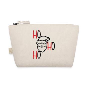 christmas ho ho ho - Bio-Täschchen - Natur - Vorne