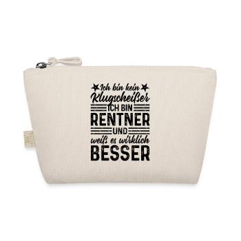 Rentner Klugscheißer - Bio-Täschchen - Natur - Vorne