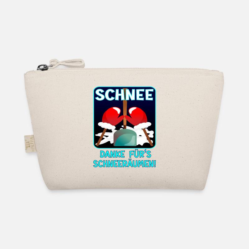 Danke SCHNEERÄUMEN WINTER - Bio-Täschchen - Natur