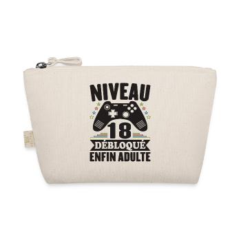 Niveau 18 Ans Débloqué Enfin Adulte Cadeau - Trousse biologique - nature - Devant