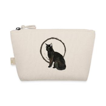 Black Cat Nelson 2 - Organic Pouch - nature - Front