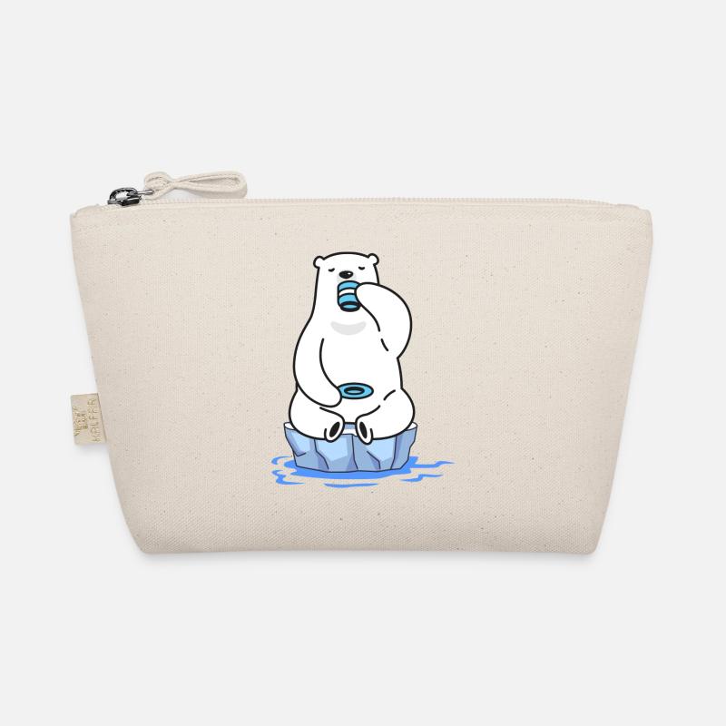 eisbader winterbader winterschwimmer eisbär tee Bio-Täschchen