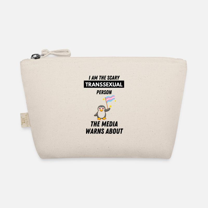 LGBTQIA Transsexual Flag Penguin Transgender Organic Pouch