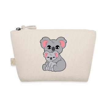 Koala Bear Embrace - Organic Pouch - nature - Front