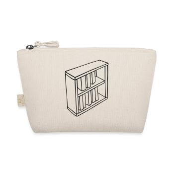 Bookcase Clipart Design - Organic Pouch - nature - Front