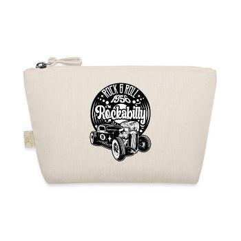 Rockabilly Vintage Rockers Retro Rock and Roll - Organic Pouch - nature - Front