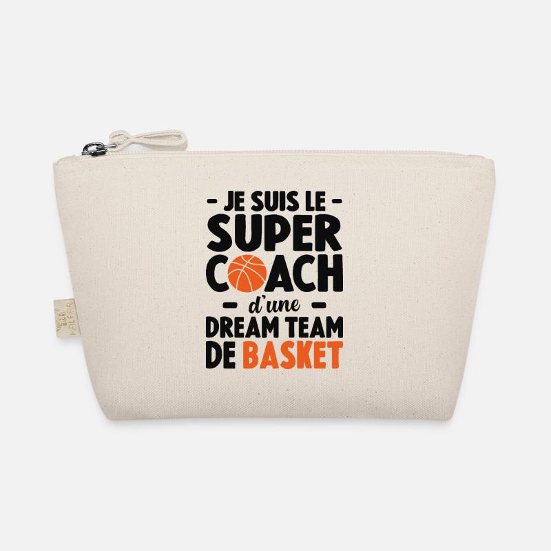 Je Suis Le Super Coach D'une Dream Team De Basket - Trousse biologique - nature