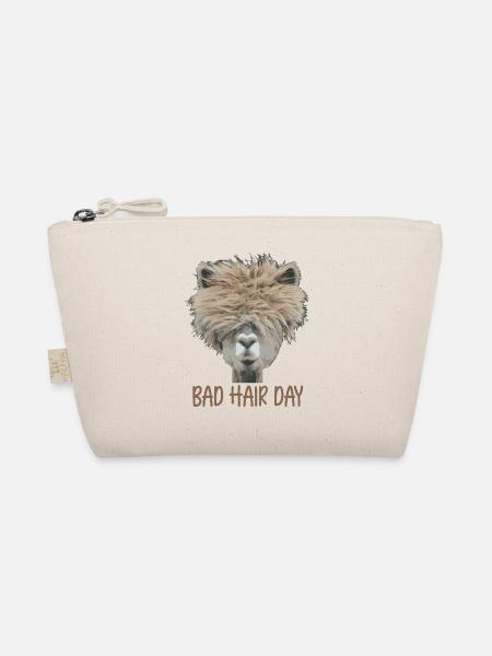 Bad Hair Day - Bio-Täschchen - Natur - Vorne