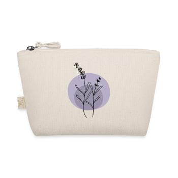 Lavender black purple - Organic Pouch - nature - Front