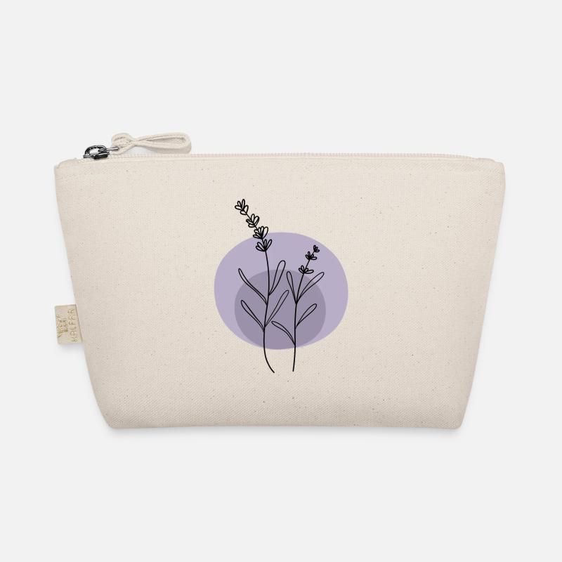 Lavendel schwarz lila Bio-Täschchen