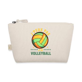 Je peux pas j'ai volleyball - Trousse biologique - nature - Devant